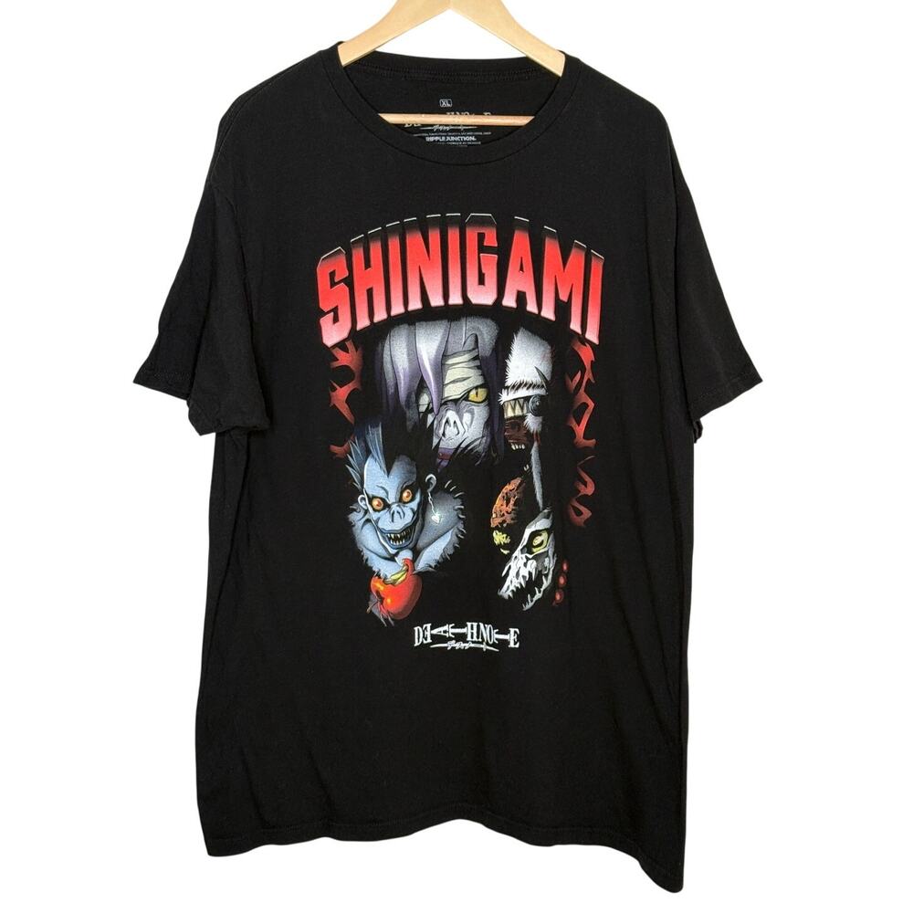 Death Note Shinigami Ripple Junction Graphic Tee Black Anime Goth Y2K XL OS